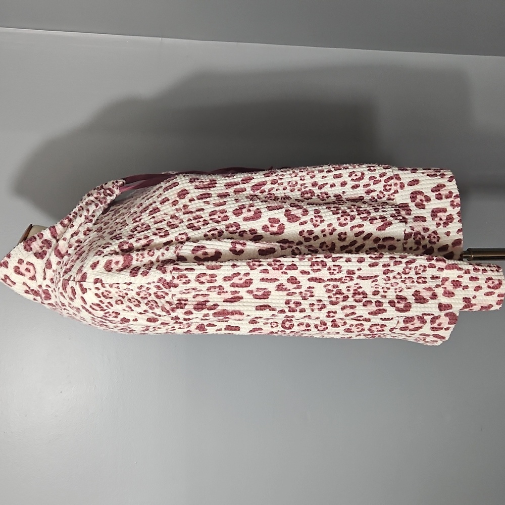 Como Vintage, Plum and white spotted blouse, long-sleeve, size XXL - Picture 3 of 12